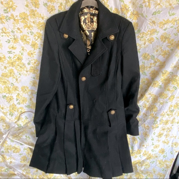 Guess Pea Coat with Pleating 🌵S/P - Picture 1 of 12